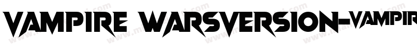 Vampire WarsVersion字体转换